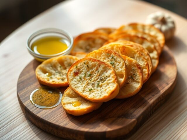 Crostini van oud stokbrood