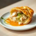 Croustade van kreeft met groene kool