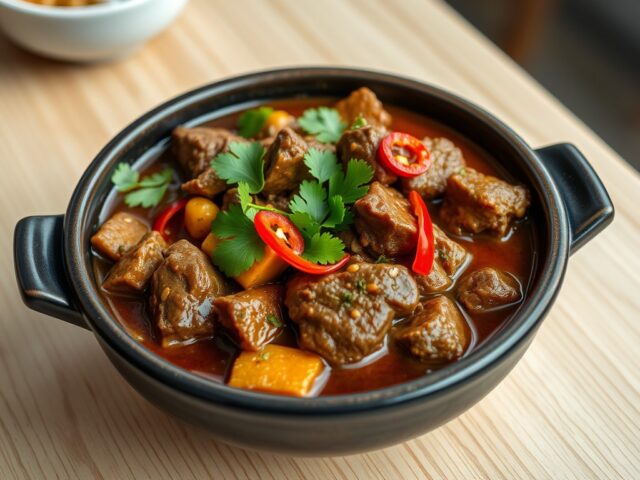 Curry van Rundvlees uit Penang