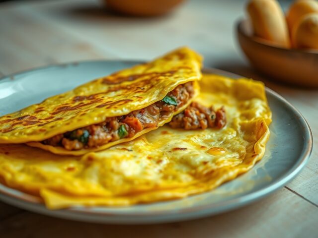 Dadar Kebertu (Boeren-omelet)