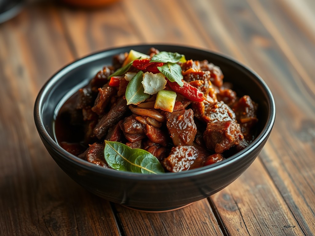 Daging ritja-ritja jawa, AI-gegenereerde illustratie