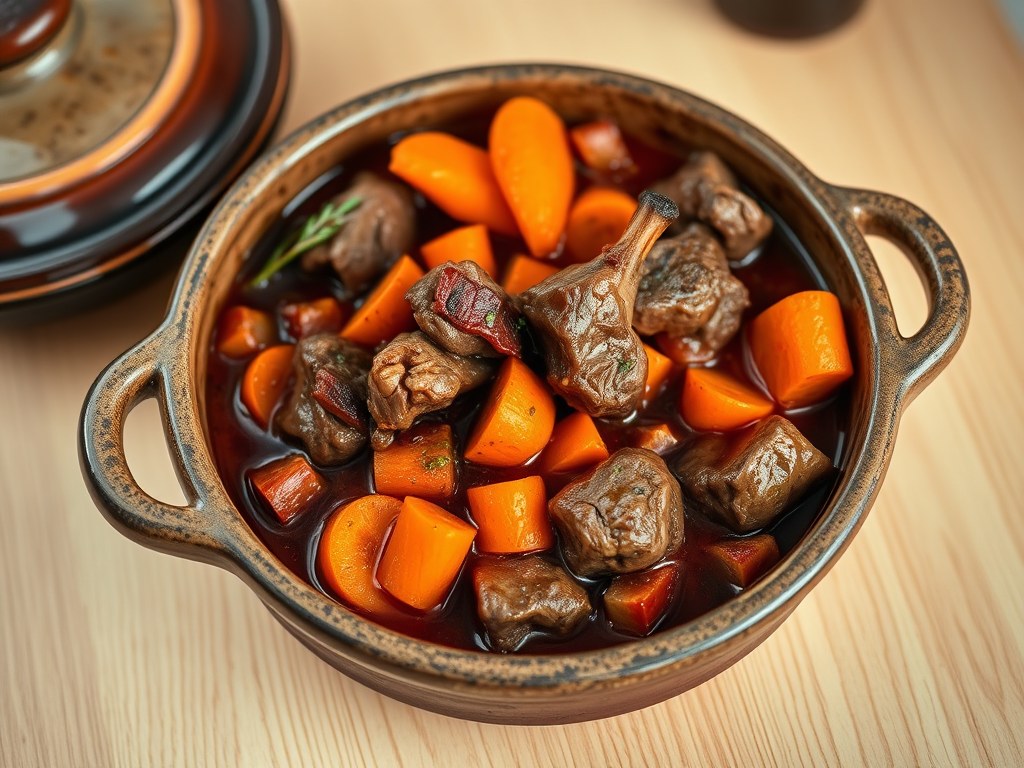 Daube d’Agneau, AI-gegenereerde illustratie