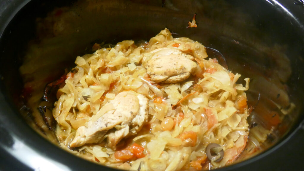 De Middelandse Zee uit de slowcooker met kippendij en venkel