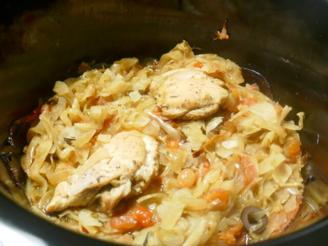 De Middelandse Zee uit de slowcooker met kippendij en venkel