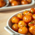 Deense karamel aardappelen (brunede kartofler)