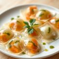 Doorzichtige ravioli