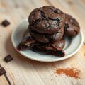 Double Chocolate Cookies uit eigen oven, lekker!!!