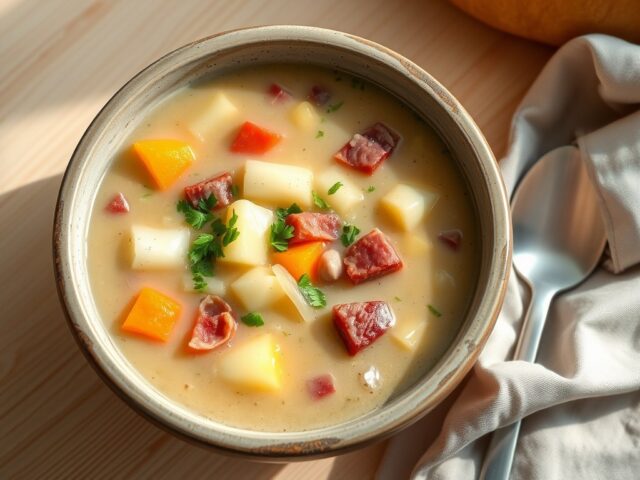 Duitse aardappelsoep