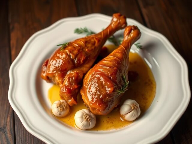Eendenconfijtsel (Confit de Canard)