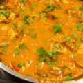 Éénpans pannetje stroganoff met kip