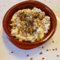 Eenvoudige dip van Feta en Hüttenkäse