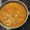 Eenvoudige kip stroganoff