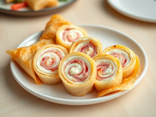 Ei-rol met Monchou en ham