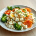 Eiersalade met broccoli en gerookte zalm