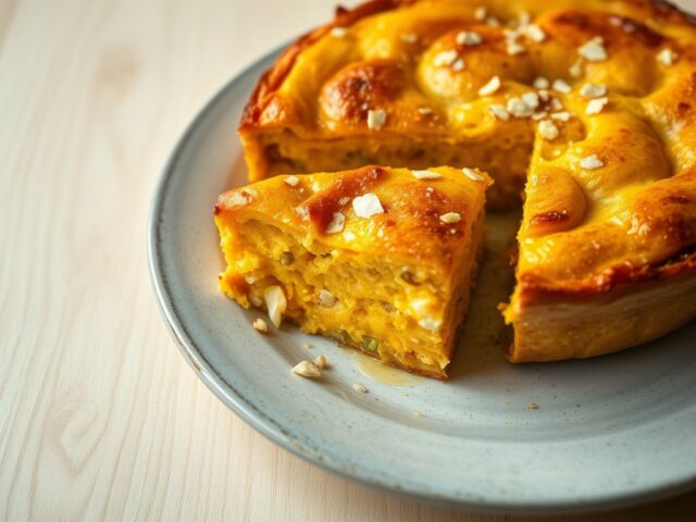 Eierschotel met pompoen (Uova zuccate)