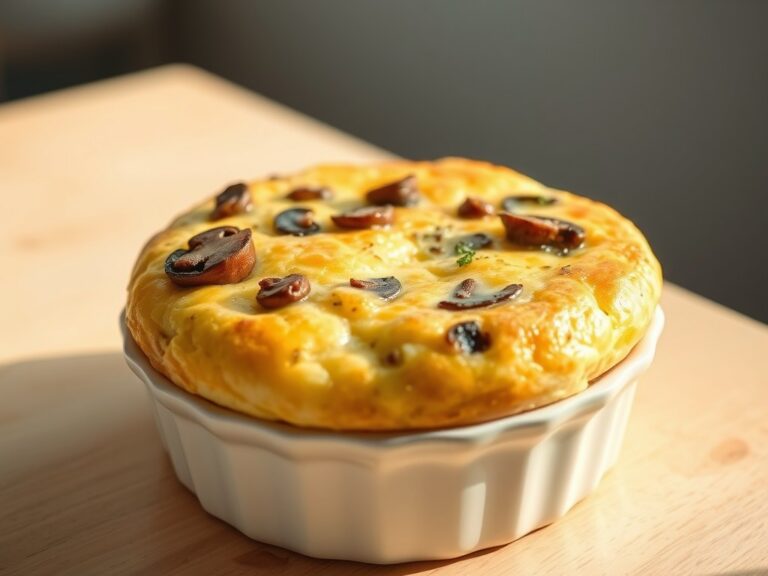 Eiersouffle uit de oven