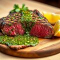 Entrecote met chimichurrisaus