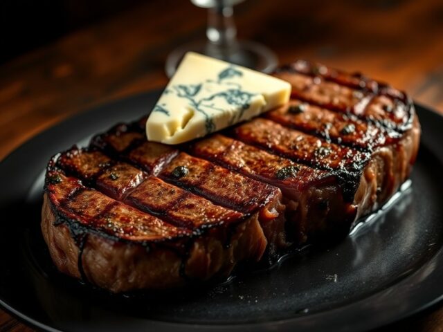 Entrecote met roquefort