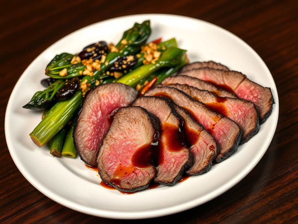 Entrecote op z’n Thais, AI-gegenereerde illustratie