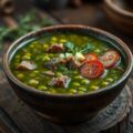 Erwtensoep met chorizo worst