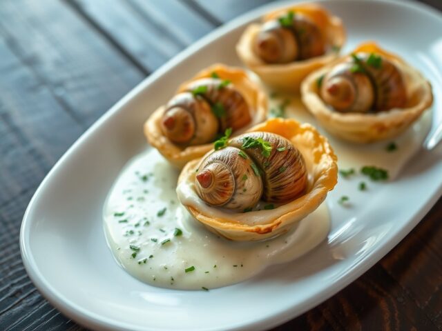 Escargots au Roquefort