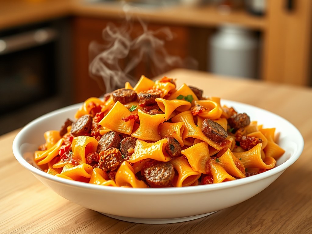Farfalle (Vlindermacaroni) Lekker makkelijk, AI-gegenereerde illustratie
