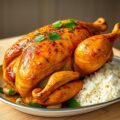 Feestelijke Thaise kip uit de oven