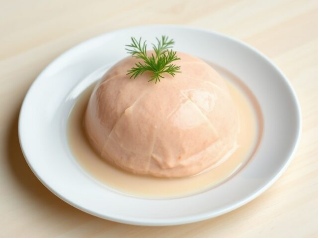 Feestelijke zalmmousse met créme fraïche