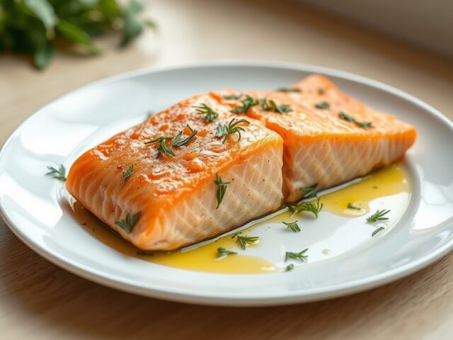 Filetto di salmone al forno