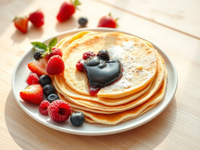 Flensjes met fris zomerfruit
