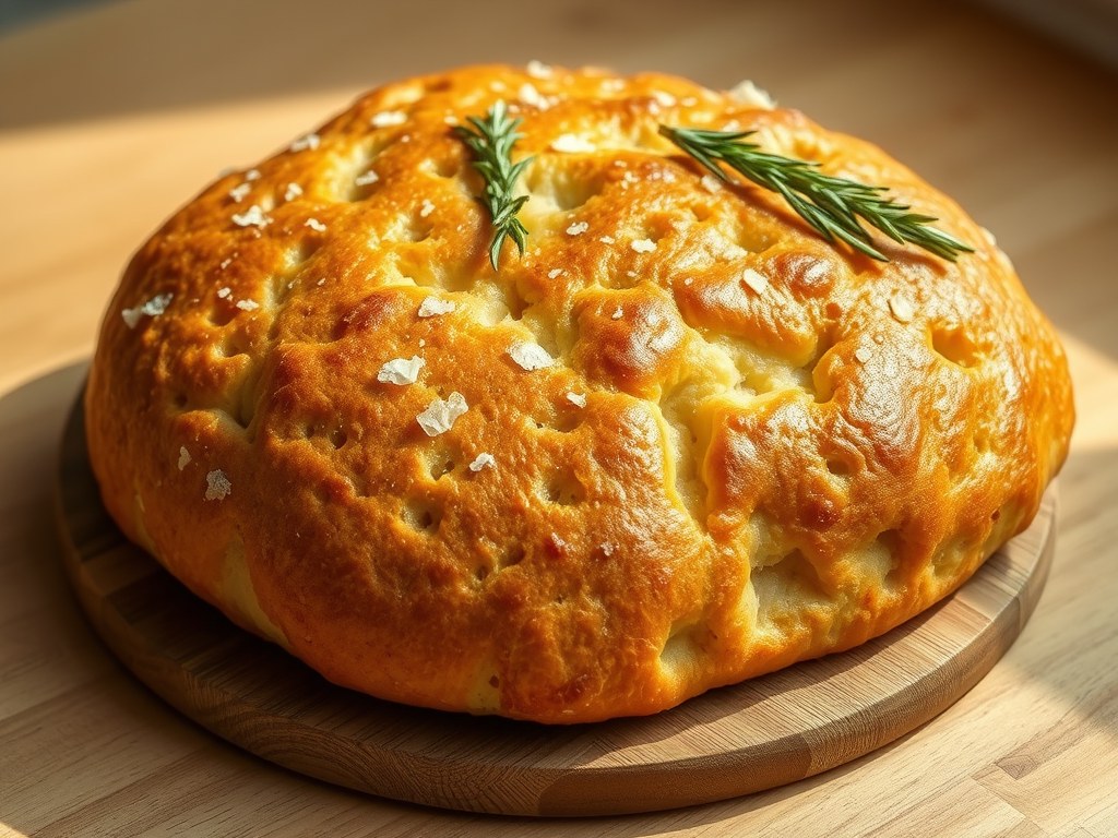 Focaccia, AI-gegenereerde illustratie