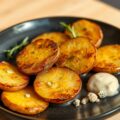 Fondant aardappels met truffelmayonaise