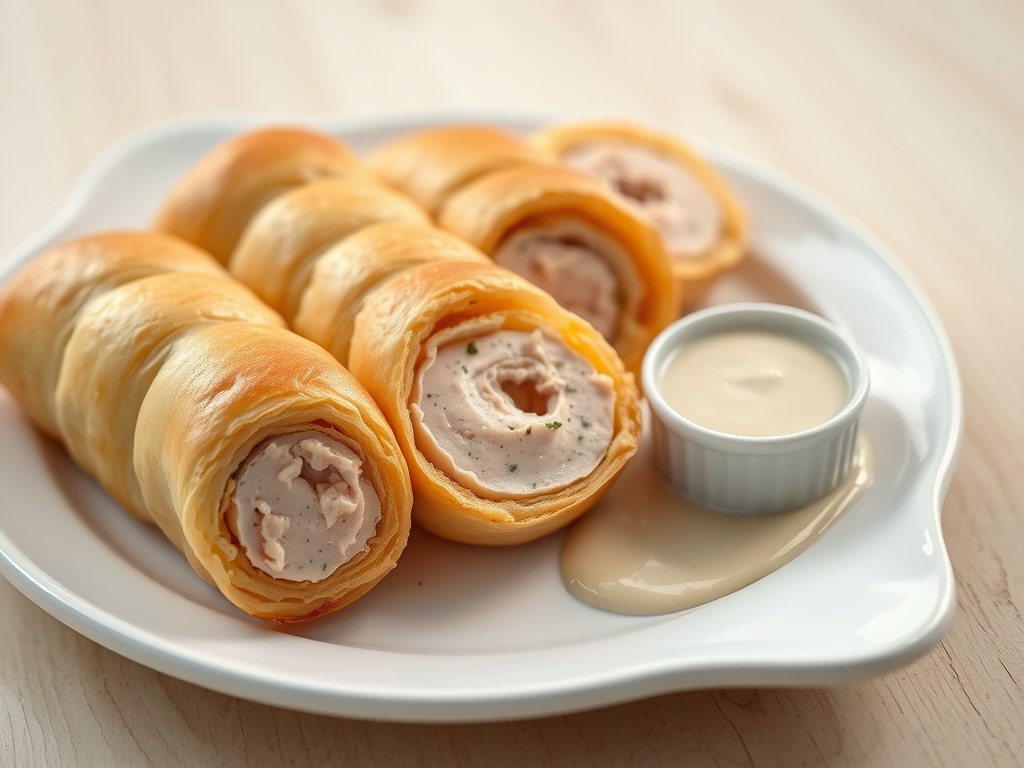 Forel Fumé in Jas de Feuilleté, AI-gegenereerde illustratie