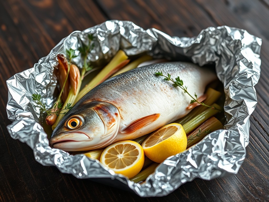 Forel in folie, AI-gegenereerde illustratie