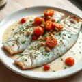 Forel met Riesling uit de oven