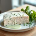 Forelpaté met bieslooksaus