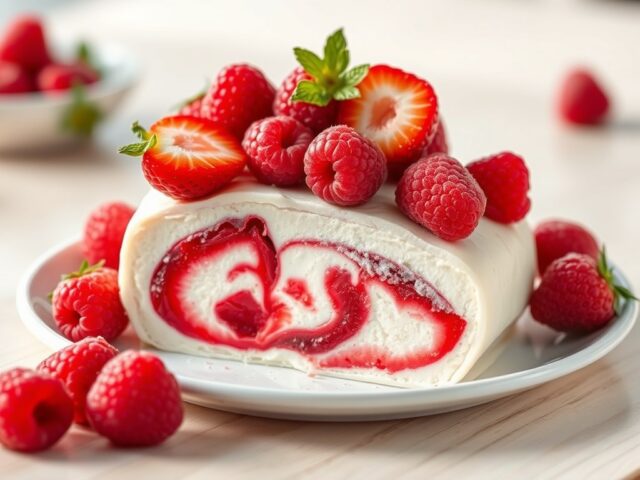 Frambozenparfait