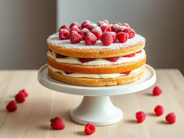 Frambozentaart met mascarpone