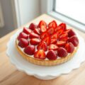 Franse aardbeien taart
