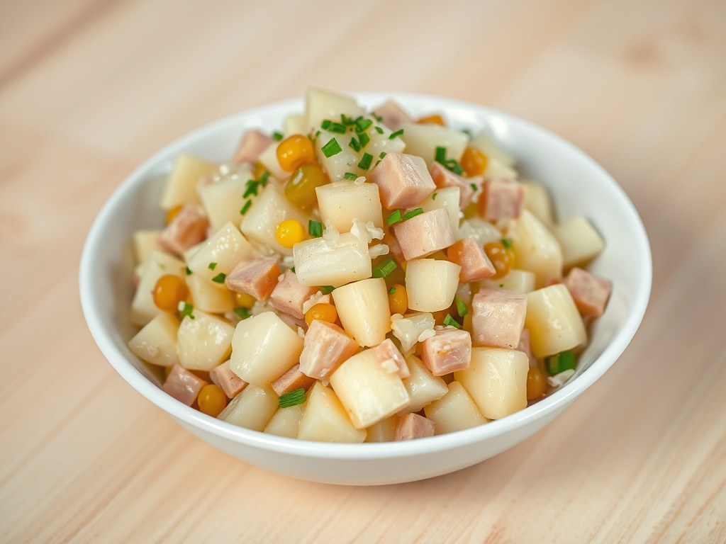 Franse kust salade, AI-gegenereerde illustratie