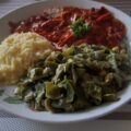 Franse snijbonen met prei, knoflook en een vleugje mosterd