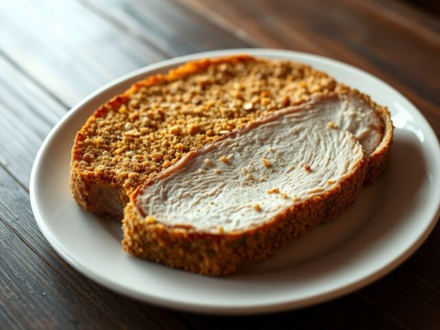 Fricandeau met pikant korstje