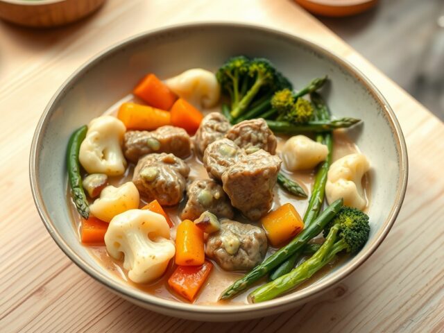 Fricassee van kalfsvlees