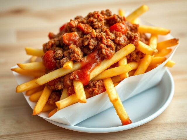 Friet bolognese