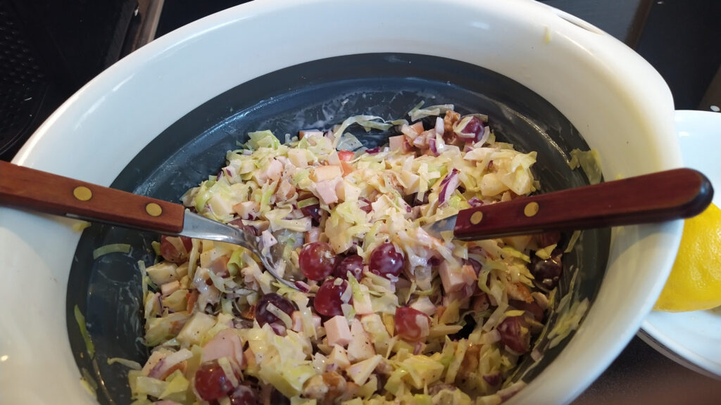 Fris en fruitige vakantie salade