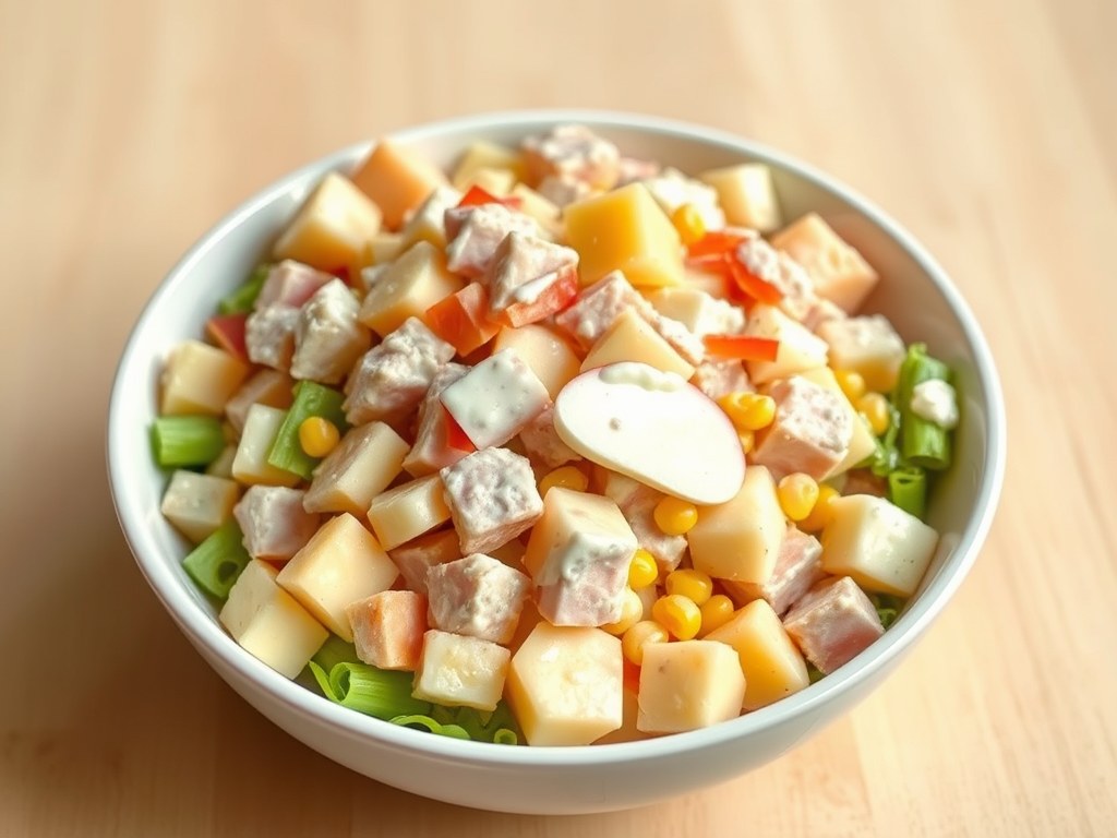 Frisse salade, AI-gegenereerde illustratie