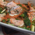 Frisse Voorjaarsgroente Ovenschotel met Zalm