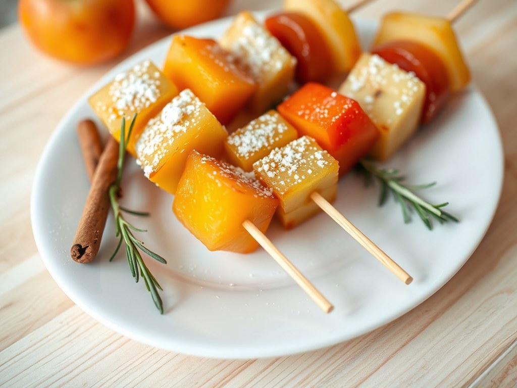 Fruitspiesjes, AI-gegenereerde illustratie
