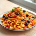 Fusilli met ansjovissaus