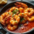 Gamba’s – tijgergarnalen in tacosaus